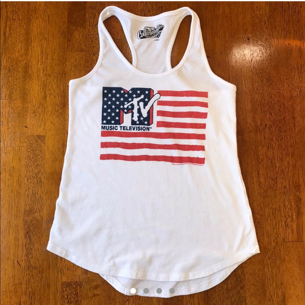 MTV women’s razor back T-shirt